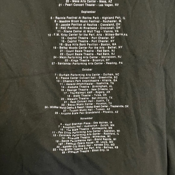 Jackson Browne Standing In The Breach Graphic Merch Black T-Shirt Medium - Picture 10 of 13